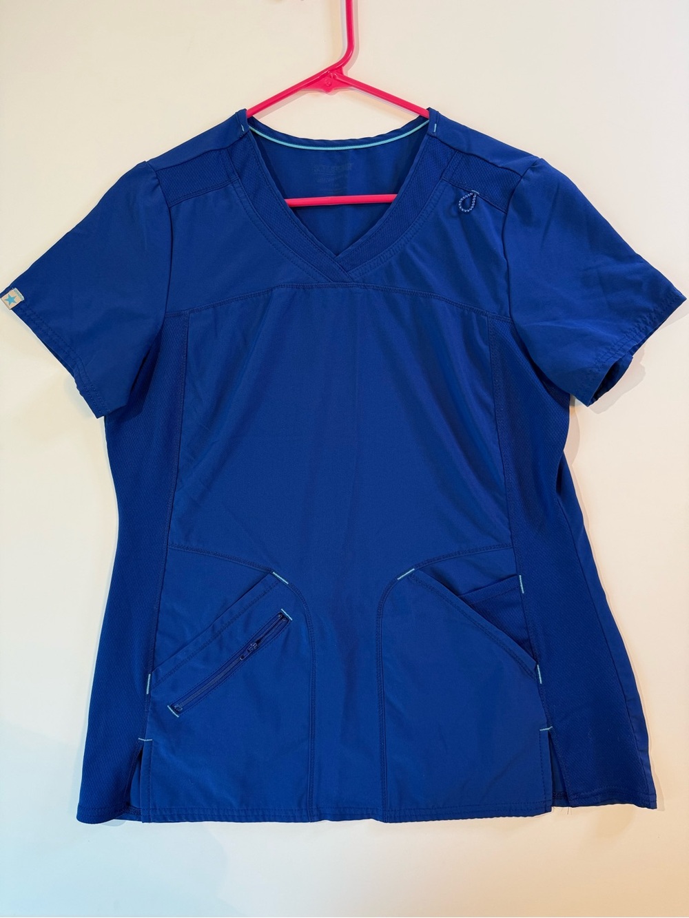 Scrubstar Bright Royal V-Neck Short Sleeve Scrub Top